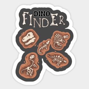 Dino Finder-A perfect gift for a Dinosaur Explorer Sticker